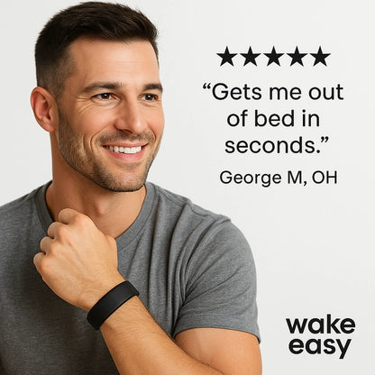WakeEasy™- Vibrating Wristband Alarm Clock