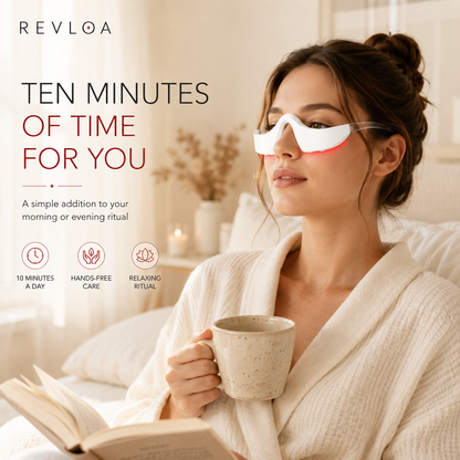 Revloa Halo™ - Red Light + EMS Therapy Glasses