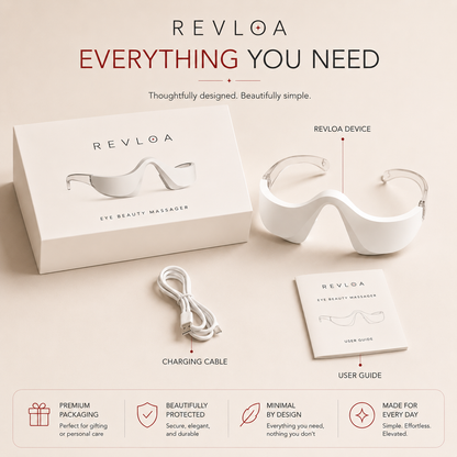 Revloa Halo™ - Red Light + EMS Therapy Glasses
