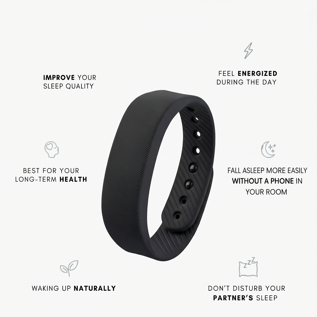 WakeEasy™- Vibrating Wristband Alarm Clock
