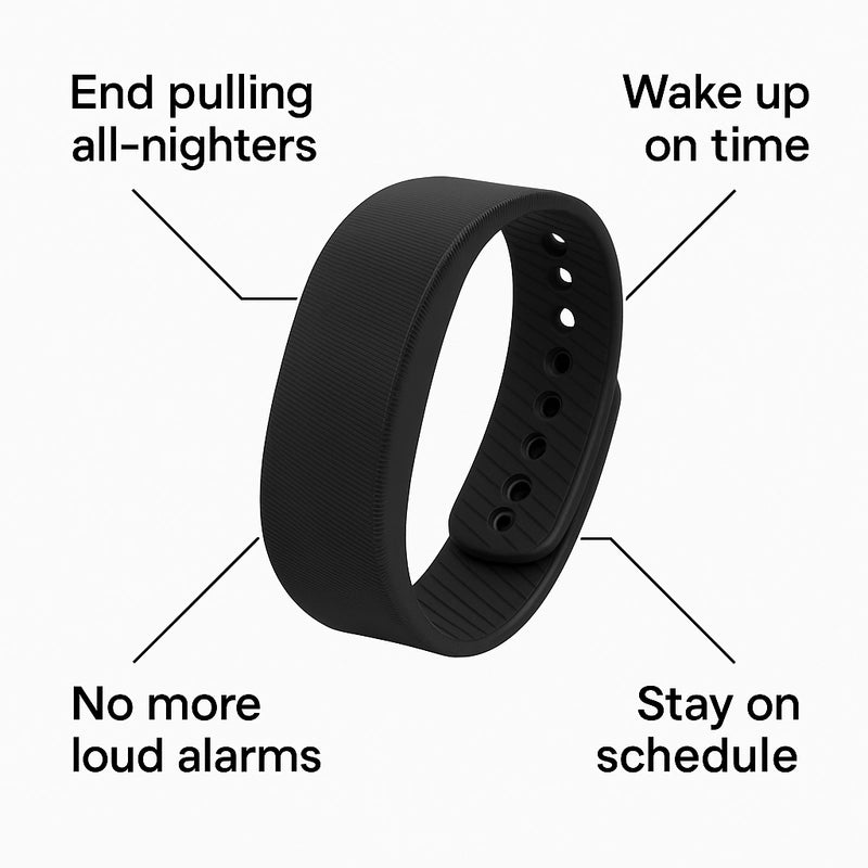 WakeEasy™- Vibrating Wristband Alarm Clock