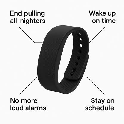WakeEasy™- Vibrating Wristband Alarm Clock