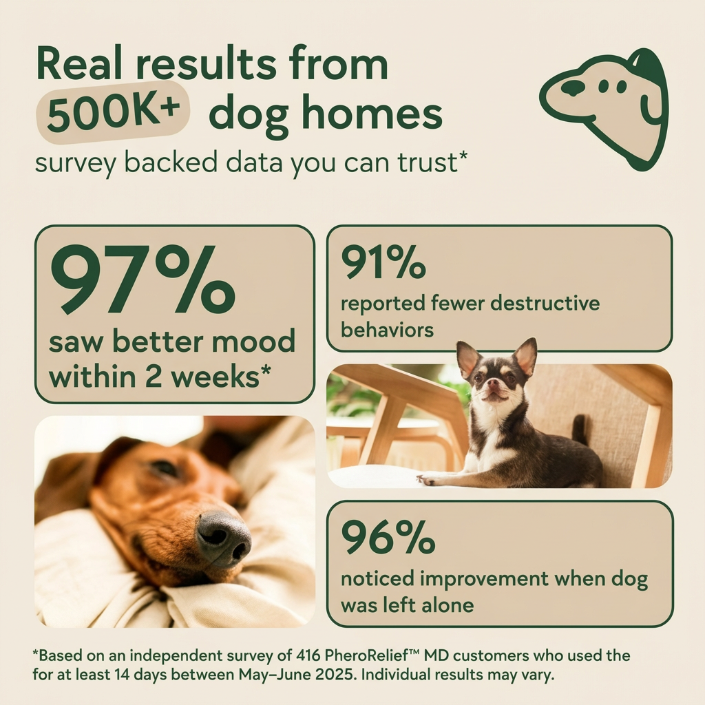 PheroRelief™ — Calm Your Dog Naturally in 7 Days (For Anxiety, Barking & Destructive Behavior)